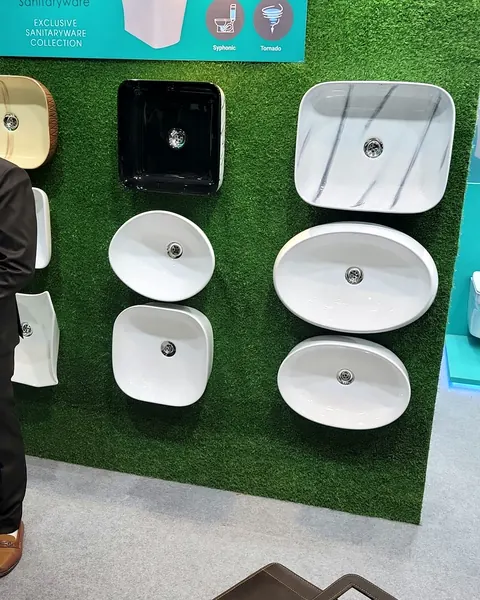 Vessel basin range, gloss white and black, multiple formats