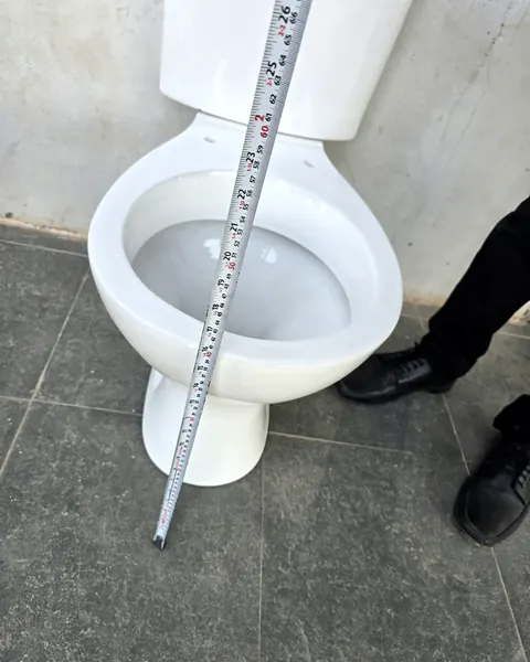 Rim height measured against specification